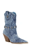 Azalea Wang Neith Western Boot In Blue