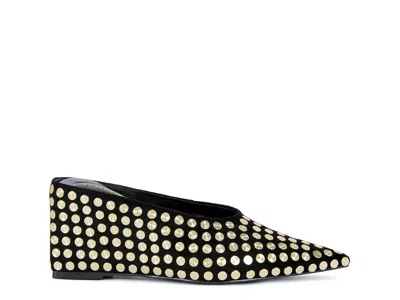 Azalea Wang Neiza Wedge Mule In Black