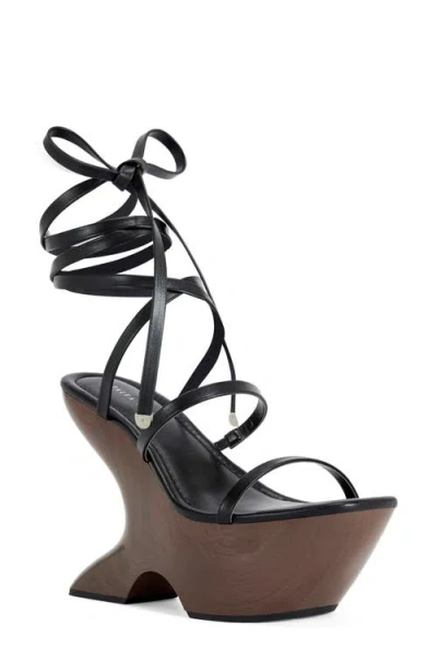 Azalea Wang Onni Platform Sandal In Black