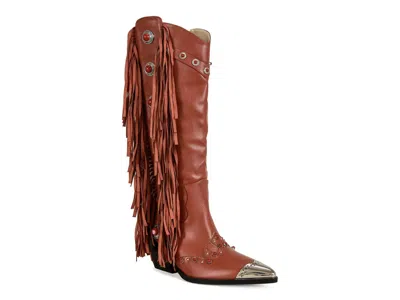 Azalea Wang Pelagius Cowboy Boot In Multi