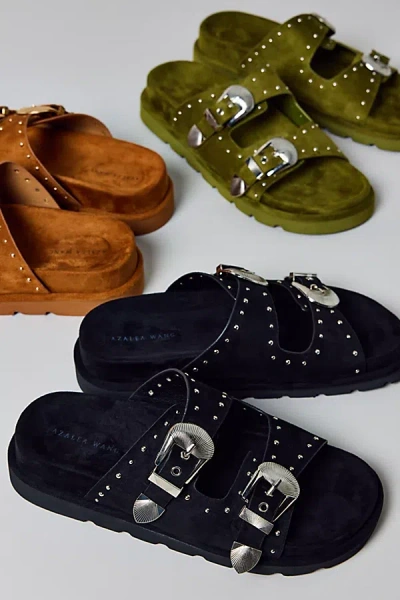 Azalea Wang Praytr Western Sandal In Black, Women's At Urban Outfitters