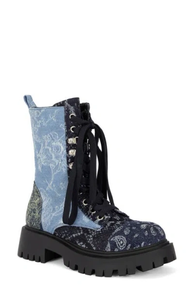 Azalea Wang Providence Combat Boot In Black