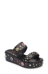 AZALEA WANG RAJAH PLATFORM SLIDE SANDAL