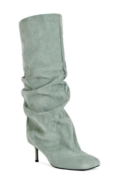 Azalea Wang Randall Knee High Boot In Green