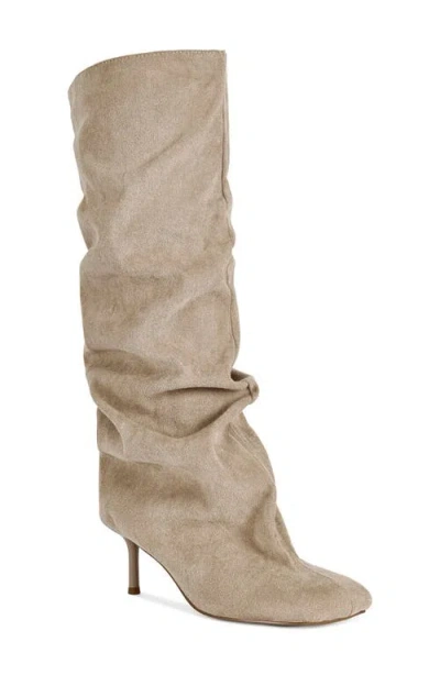 Azalea Wang Randall Knee High Boot In Neutral