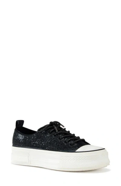 Azalea Wang Revival Platform Sneaker In Black