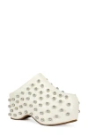 Azalea Wang Romesco Studded Platform Clog