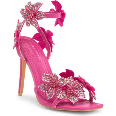 Azalea Wang Romi Flower Sandal In Pink | ModeSens