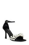 Azalea Wang Romily Ankle Strap Sandal In Black