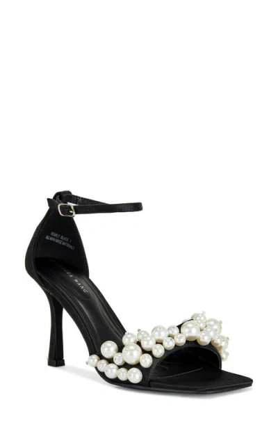 Azalea Wang Romily Ankle Strap Sandal In Black