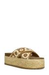 AZALEA WANG SACO PLATFORM SLIDE SANDAL