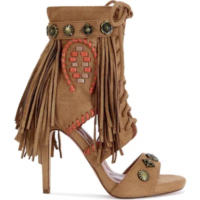 Azalea Wang Salgado Stiletto Sandal In Brown