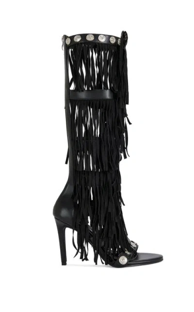 Azalea Wang Sameya Stiletto Sandal In Black