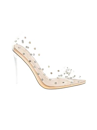 Pre-owned Azalea Wang Sandals In Ivory