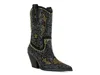 Azalea Wang Scott Pointed Toe Western Boot In Black