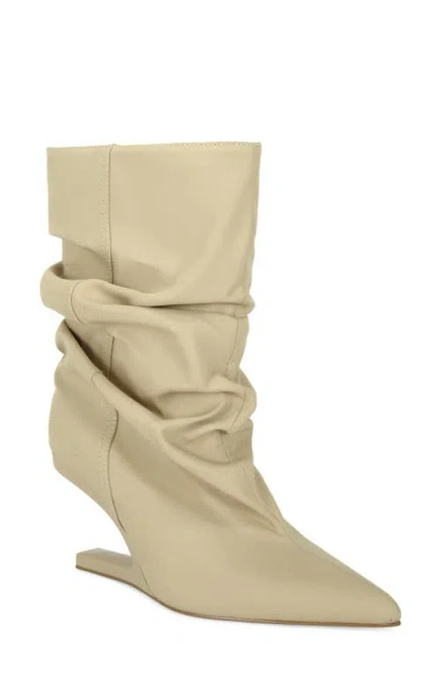 Azalea Wang Serona Slouch Boot In Brown