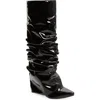Azalea Wang Sif Slouchy Knee High Boot In Black