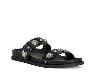 Azalea Wang Storge Sandal In Black