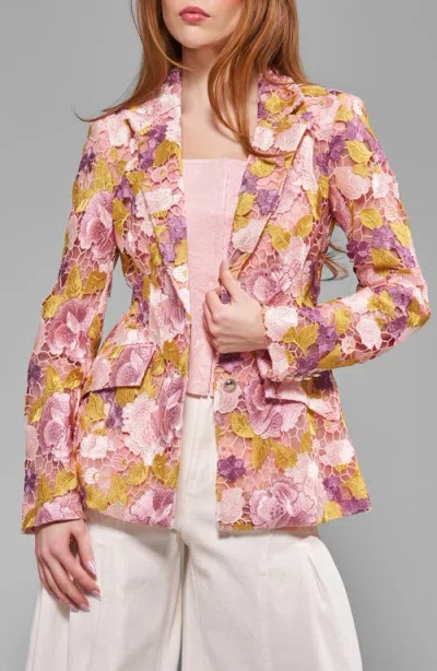 Azalea Wang Thalena Blazer In Multi