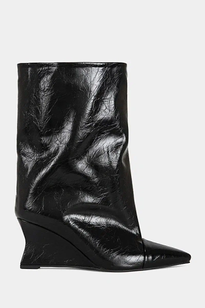 Azalea Wang Vinci Wedge Bootie In Black, Women's At Urban Outfitters