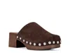 Azalea Wang Walinda Clog In Burgundy