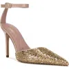 Azalea Wang Waraia Ankle Strap Pointed Toe Pump In Brown