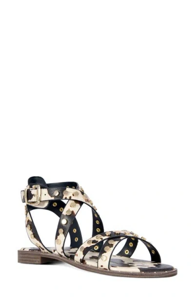 Azalea Wang Whistler Ankle Strap Sandal In Multi