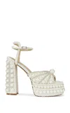 Azalea Wang Astrella Platform Sandal In Multi