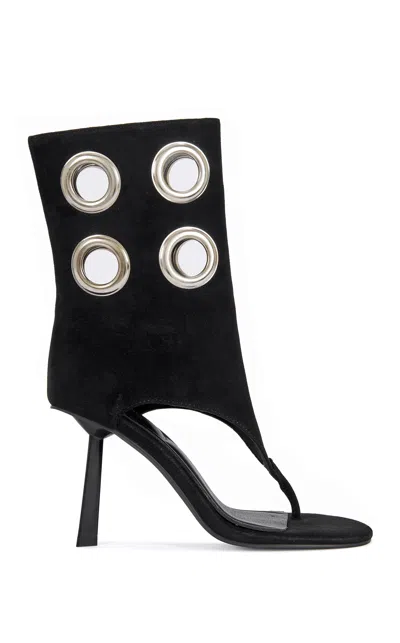 Azalea Wang Women's Baina Black Stiletto Sandals