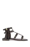 Azalea Wang Chalice Ankle Strap Sandal In Brown