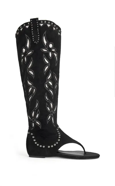 Azalea Wang Chandana Western Sandal In Black
