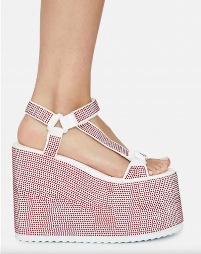 Azalea Wang Women's Series Multi Sandals In Red In Pink