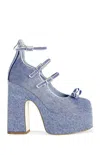 Azalea Wang Sprout Platform Pump In Blue
