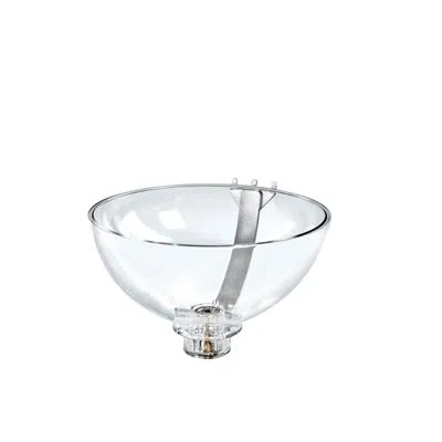 Azar Displays 10" Bowl Display With Curved Metal Arm For Pegboard/slatwall In Clear