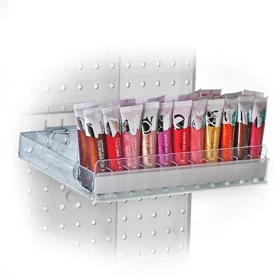 Azar Displays 11-compartment Pusher Tray, 2-pack In Clear