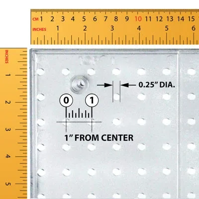 Azar Displays 12 Mini Bucket Peg Wall Accessory Organizer Set 24"w X 24"h Pegboard Panel In Pink