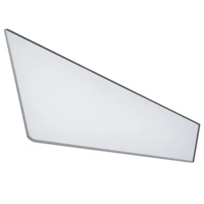 Azar Displays 13 Inch Wide X 7 Inch Deep Divider Tray For Pegboard Or Slatwall With Removable Dividers Included, 4 In Clear