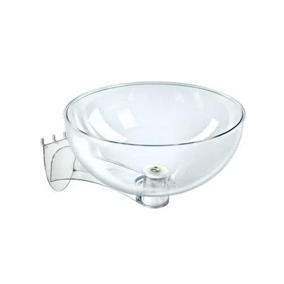 Azar Displays 14" Bowl Display For Pegboard/slatwall In Clear