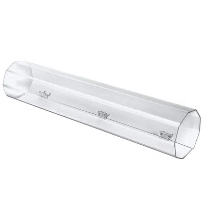 Azar Displays 24"w X 5"d Acrylic Headband Holder Display In Clear