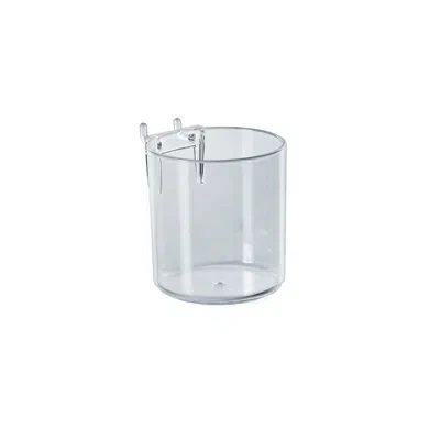 Azar Displays 3" Diameter Cup Display For Pegboard Or Slatwall In Clear