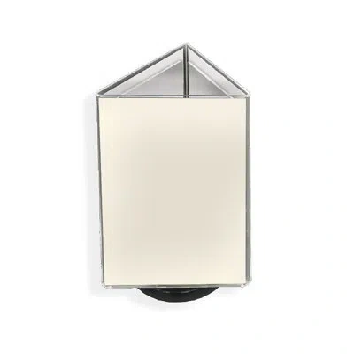 Azar Displays 5.5"w X 8.5"h Three-sided Revolving Sign And Menu Holder In Clear