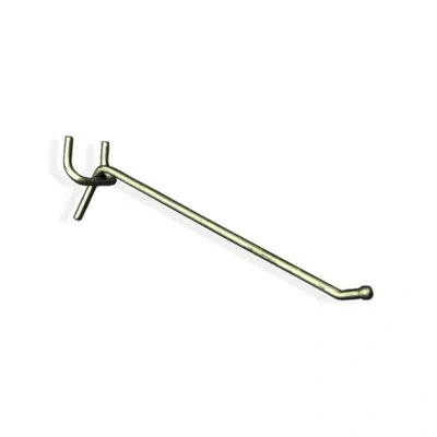 Azar Displays 6" Metal Wire Hook: 0.148"diameter, 50-pack In Silver