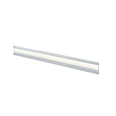 Azar Displays 8.5" W X 1" H Adhesive-back Acrylic Wall Nameplate, 10-pack In Clear