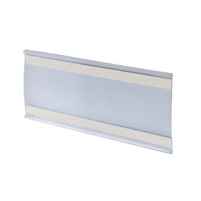 Azar Displays 8.5" W X 4" H Adhesive-back Acrylic Wall Nameplate, 10-pack In Clear