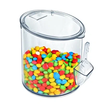 Azar Displays 9.47l/2.5 Gallons Clear Acrylic Candy Bin With Scooper