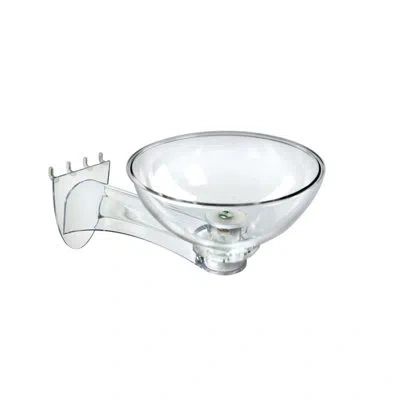 Azar Displays Bowl Display For Pegboard/slatwall In Clear