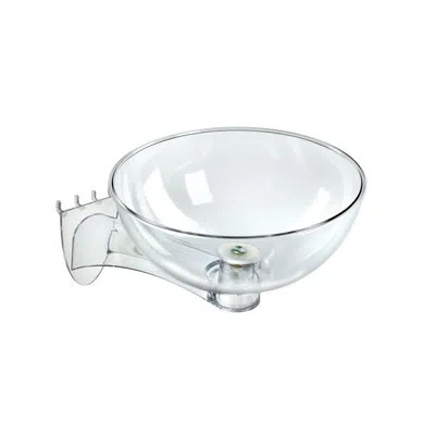 Azar Displays Bowl Display For Pegboard/slatwall In Clear