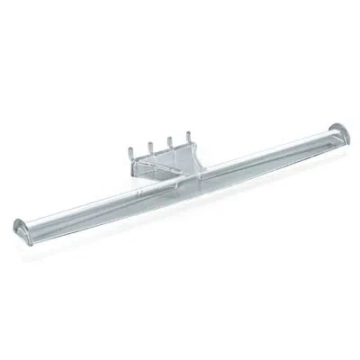 Azar Displays Bracelet Bar For Pegboard Or Slatwall: 16"l, 4-pack In Clear