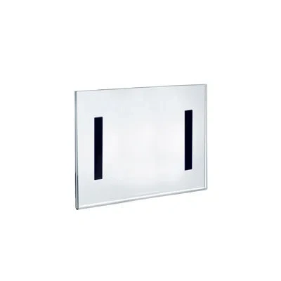 Azar Displays Clear Acrylic Magnet Back Sign Holder Frames 10" W X 8" H - Landscape / Horizontal, 10-pack