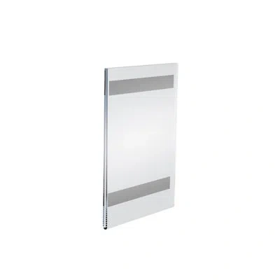 Azar Displays Clear Acrylic Magnet Back Sign Holder Frames 5.5" W X 8.5" H - Vertical / Portrait, 10-pack